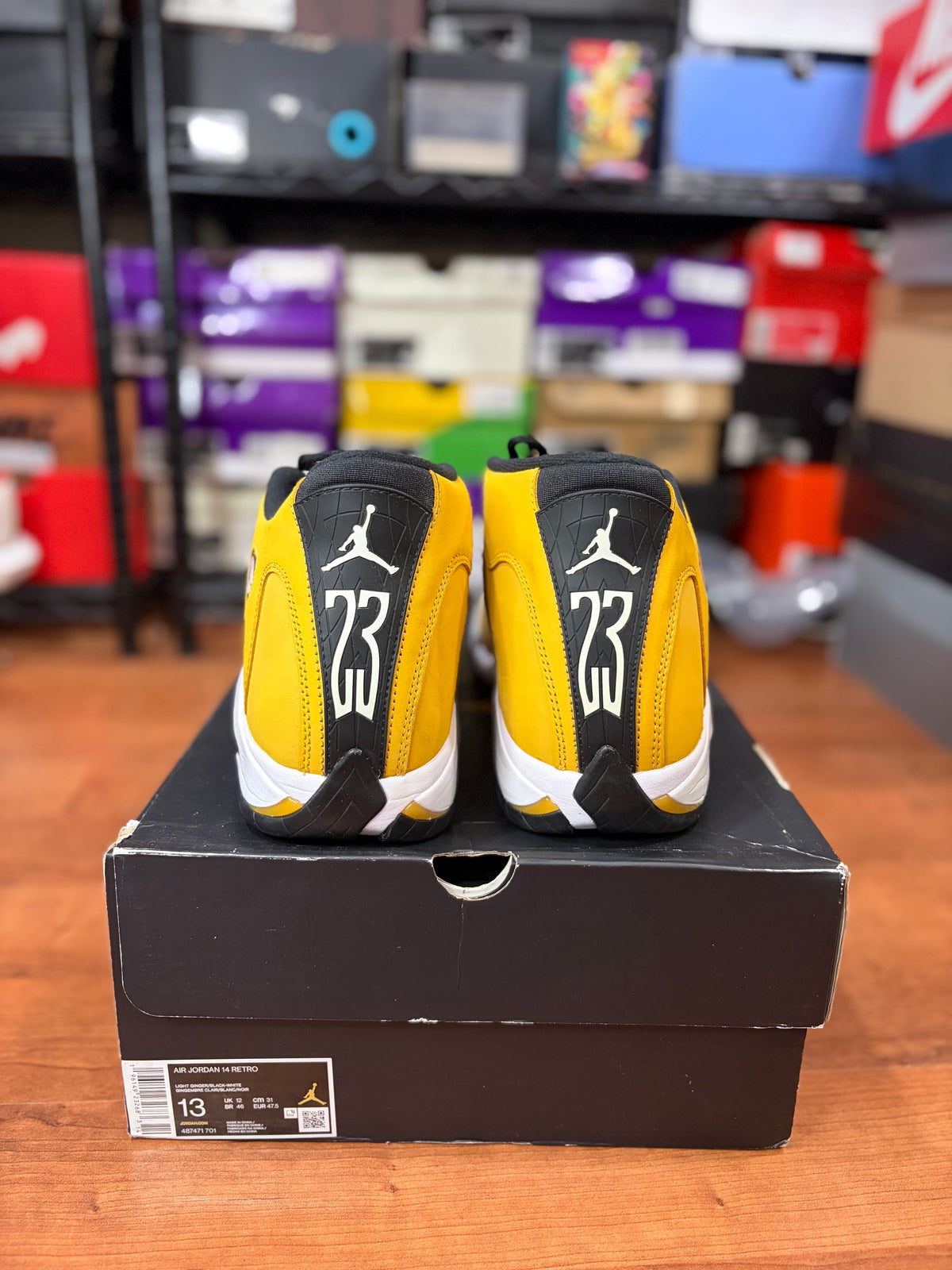 AJ14 Retro Light Ginger (Size 13 Mens)