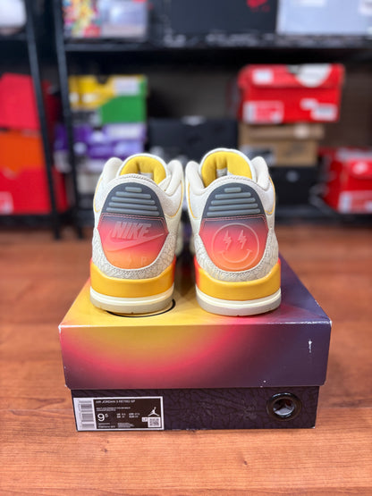 AJ3 Retro J Balvin Sunset (Size 9.5 Mens)