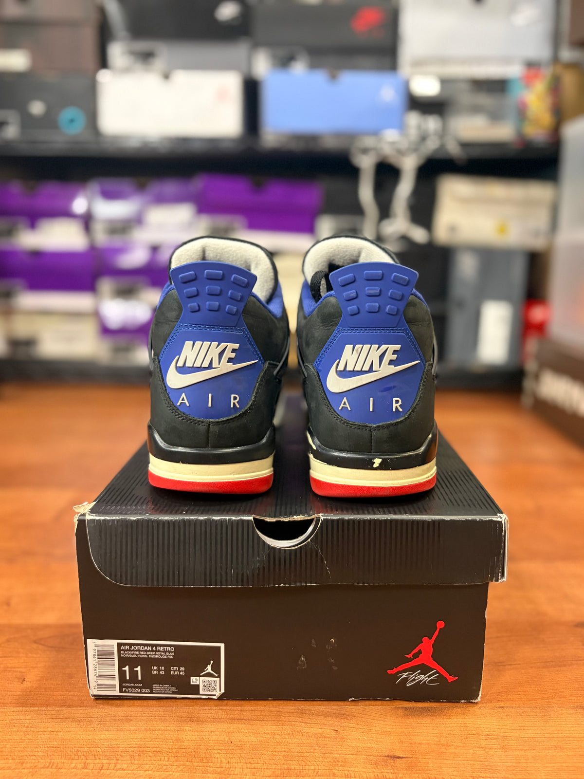 AJ4 Retro Rare Air (Size 11 Mens)
