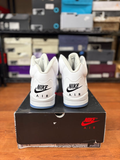 Jordan Retro 5 White Metallic (Size 13 Mens)