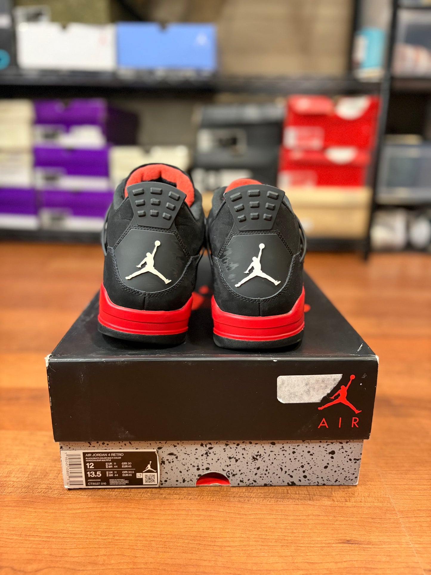 Jordan Retro 4 Red Thunder (Size 12 Mens)