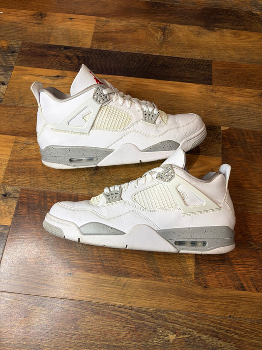 Jordan Retro 4 White Oreo (Size 13 Mens)