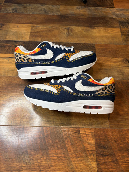 Nike Air Max 1 Denim Leopard (Brand New - 10M)