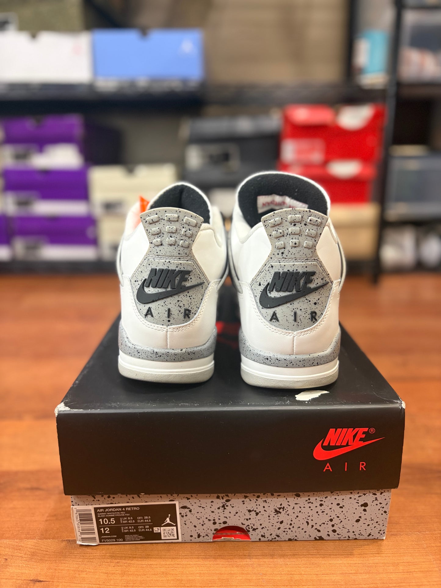 Jordan Retro 4 White Cement (Size 10.5 Mens)