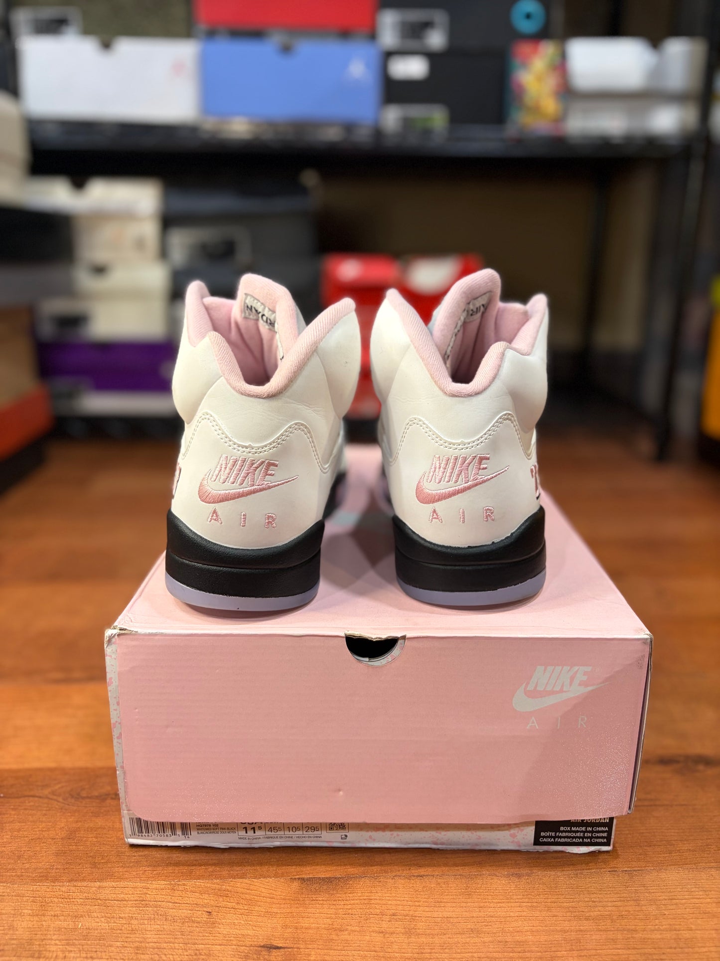 Jordan Retro 5 Soft Pink (Size 11.5 Mens)
