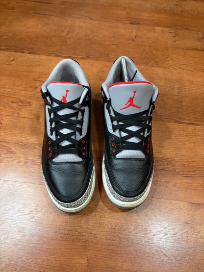 Jordan Retro 3 Black Cement (Size 10 Mens)