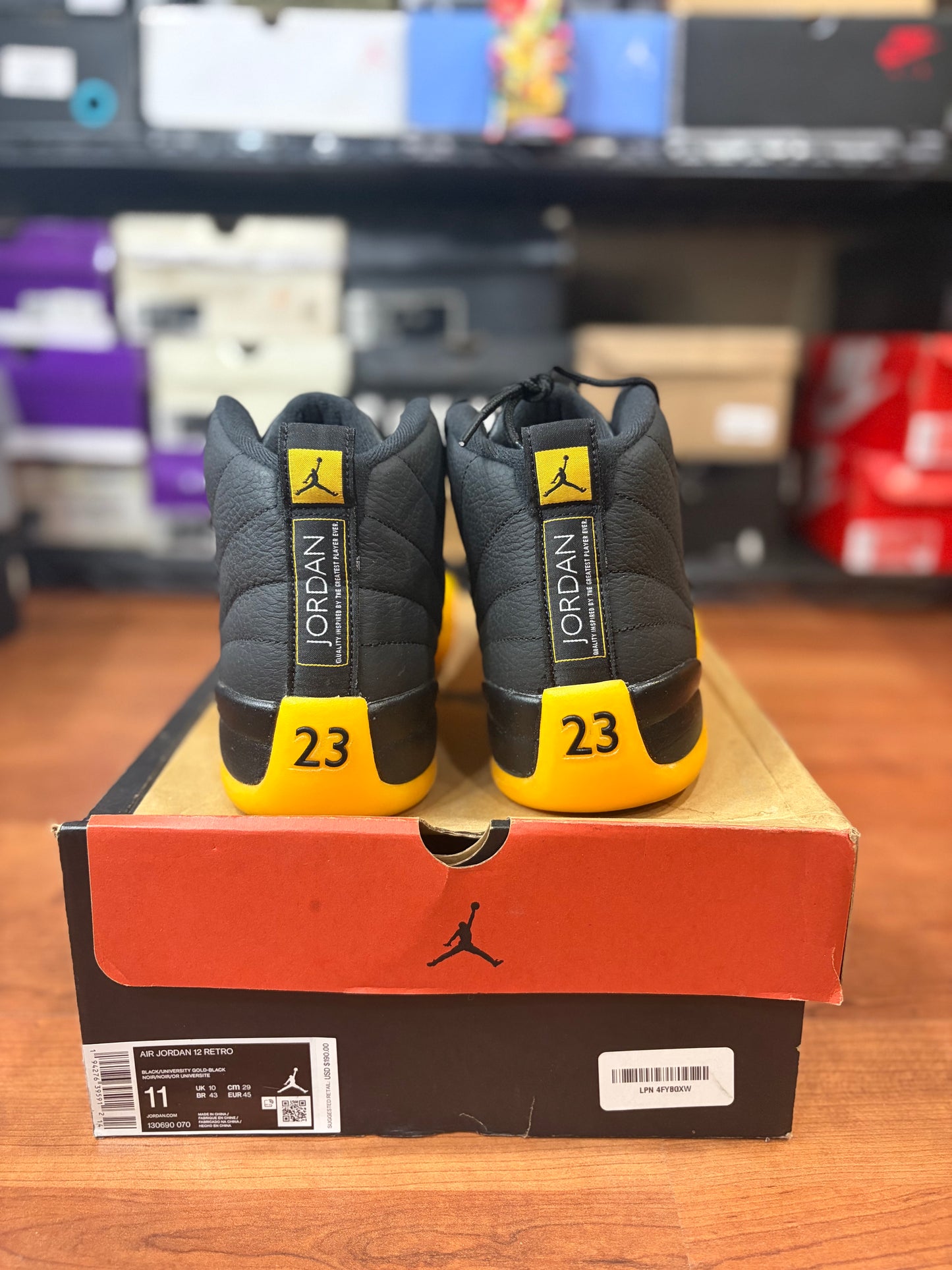 Jordan Retro 12 University Gold (Size 11 Mens)