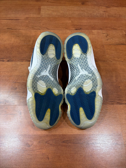 Jordan Retro 11 Low Snakeskin Navy (Size 10 Mens)
