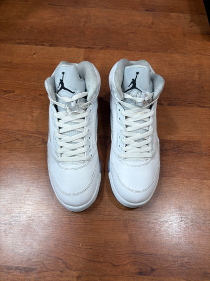 Jordan Retro 5 White Metallic (Size 10.5 Mens)