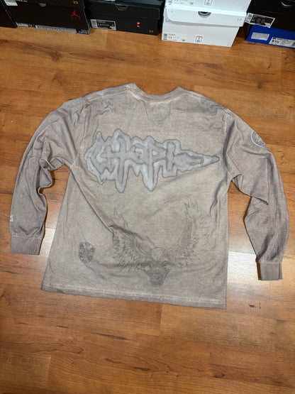 Travis Scott Utopia Tour Long Sleeve Brown (Brand New - Size Large)