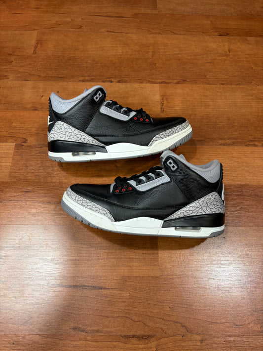 AJ3 Retro Black Cement (Size 10 Mens)