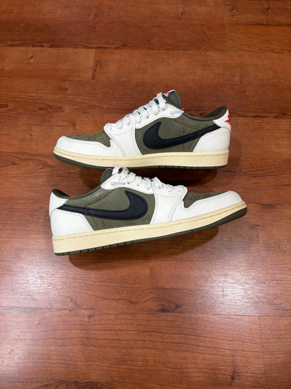 AJ1 Low Retro Travis Scott Medium Olive (Size 9.5 Mens)