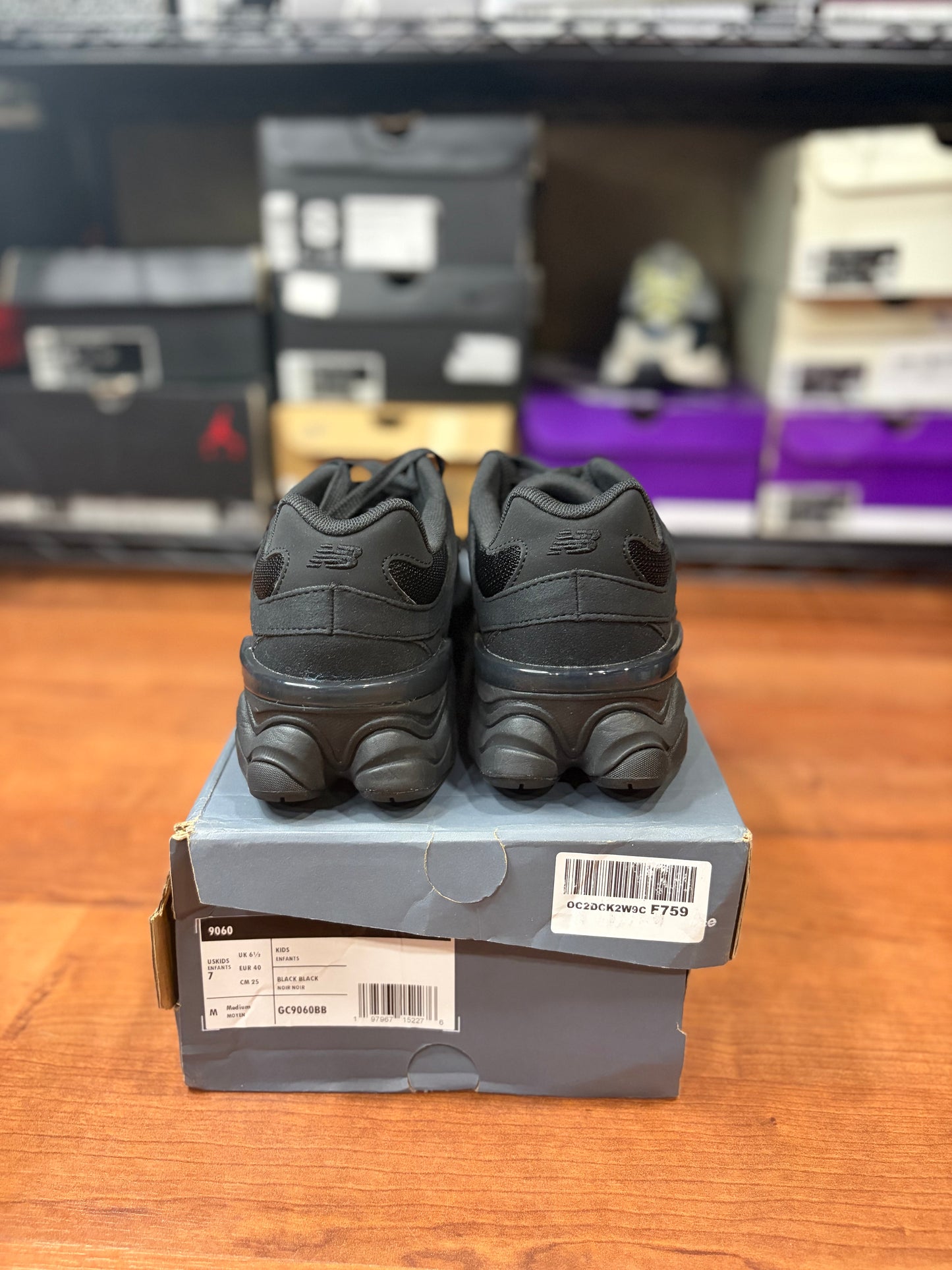 New Balance 9060 Triple Black (Brand New - Multiple Sizes)