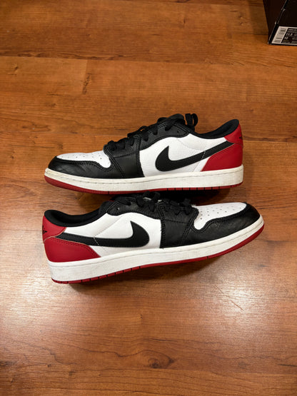 Jordan Retro 1 Low Black Toe (Size 10 Mens)