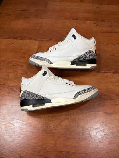 Jordan Retro 3 White Cement Reimagined (Size 10 Mens)