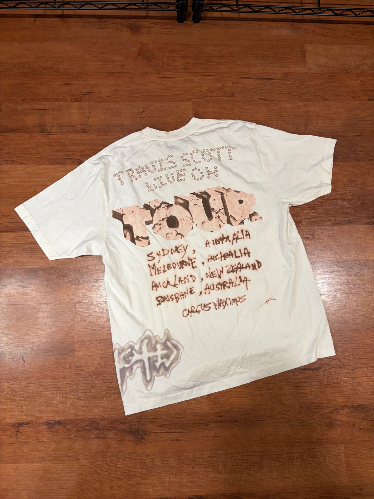 Travis Scott Utopia Tour Skitzo White Tee (Brand New - Size Medium)
