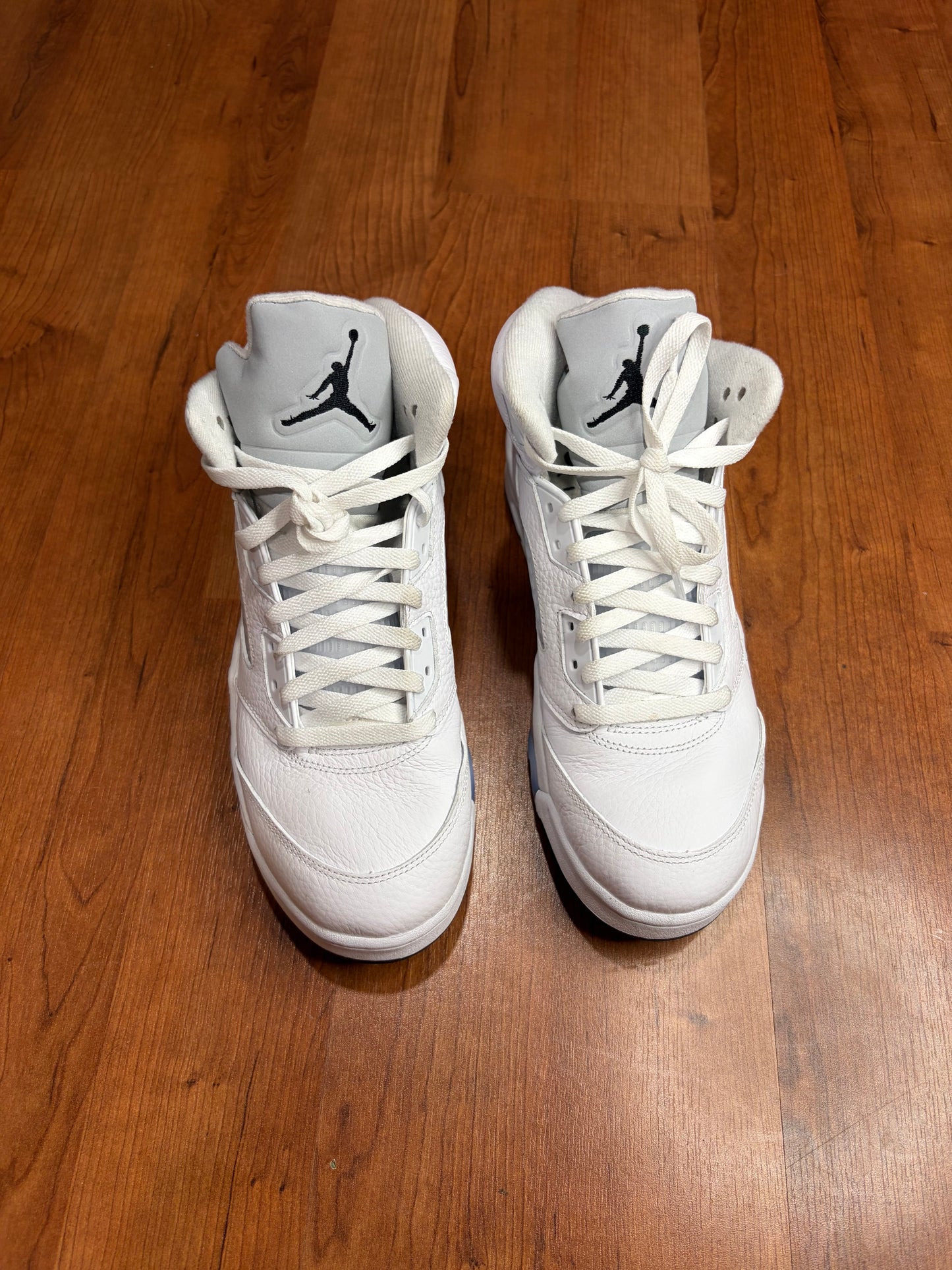 Jordan Retro 5 White Metallic (Size 9 Mens)