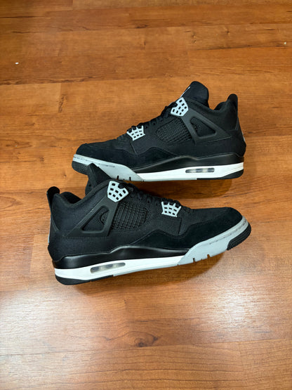 Jordan Retro 4 Black Canvas (Size 10 Mens)