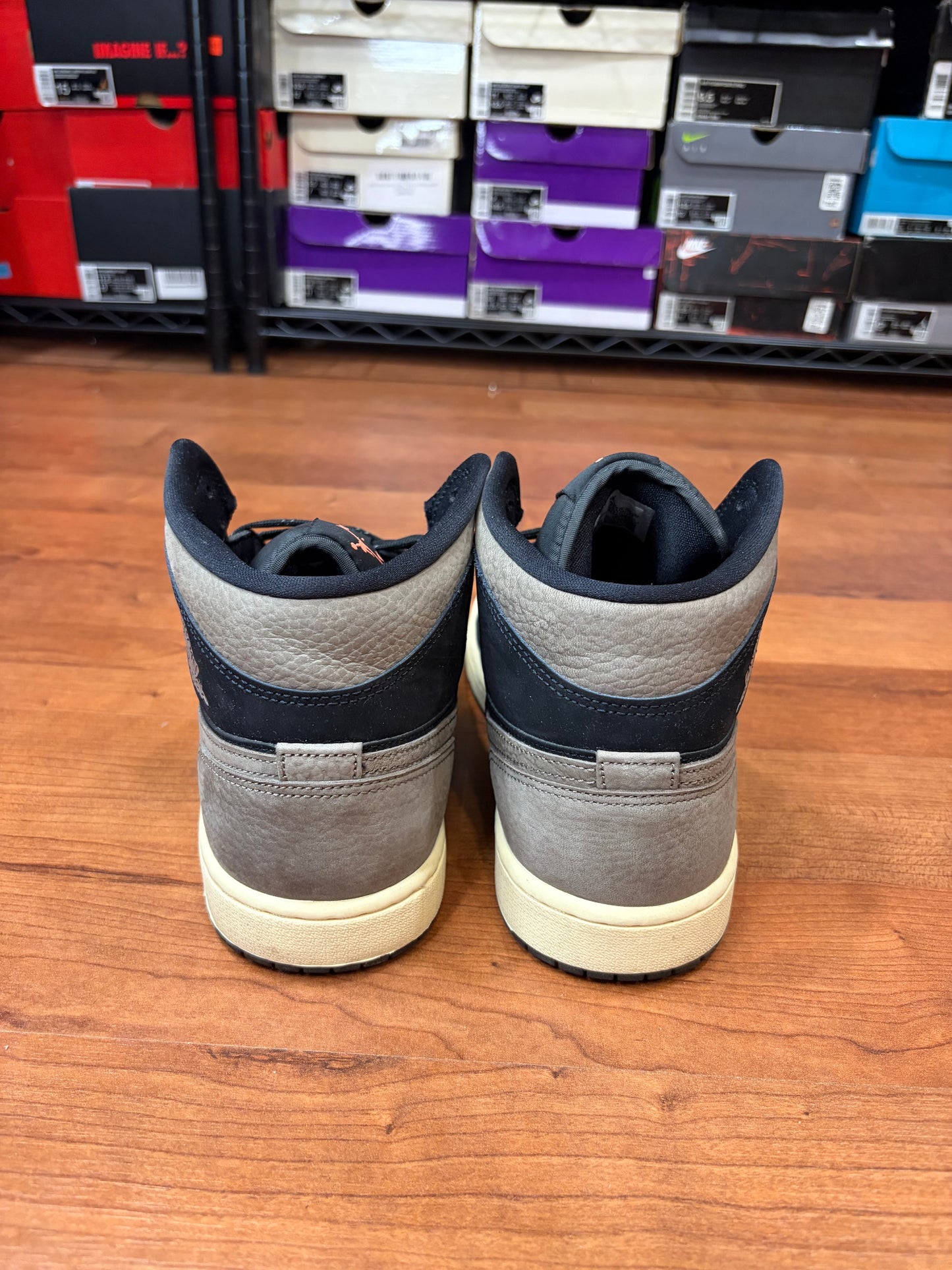 Jordan 1 Mid Olive Grey (Size 10 Mens)