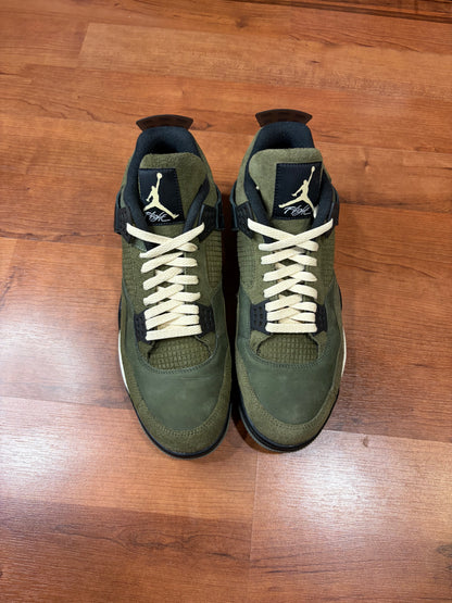 Jordan Retro 4 Medium Olive (Size 13 Mens)