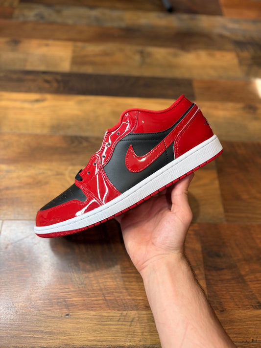 Air Jordan 1 Low Patent Varsity Red (Brand New - 11.5M)