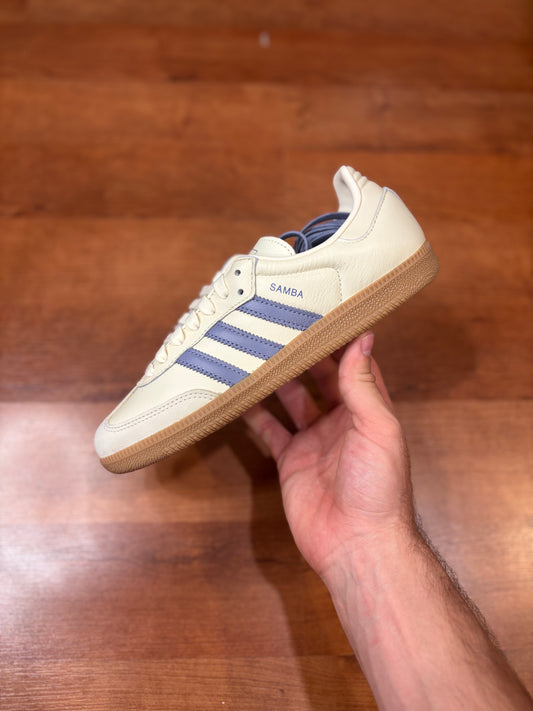 Adidas Samba Cream Silver Violet Gum (Brand New - 6W)