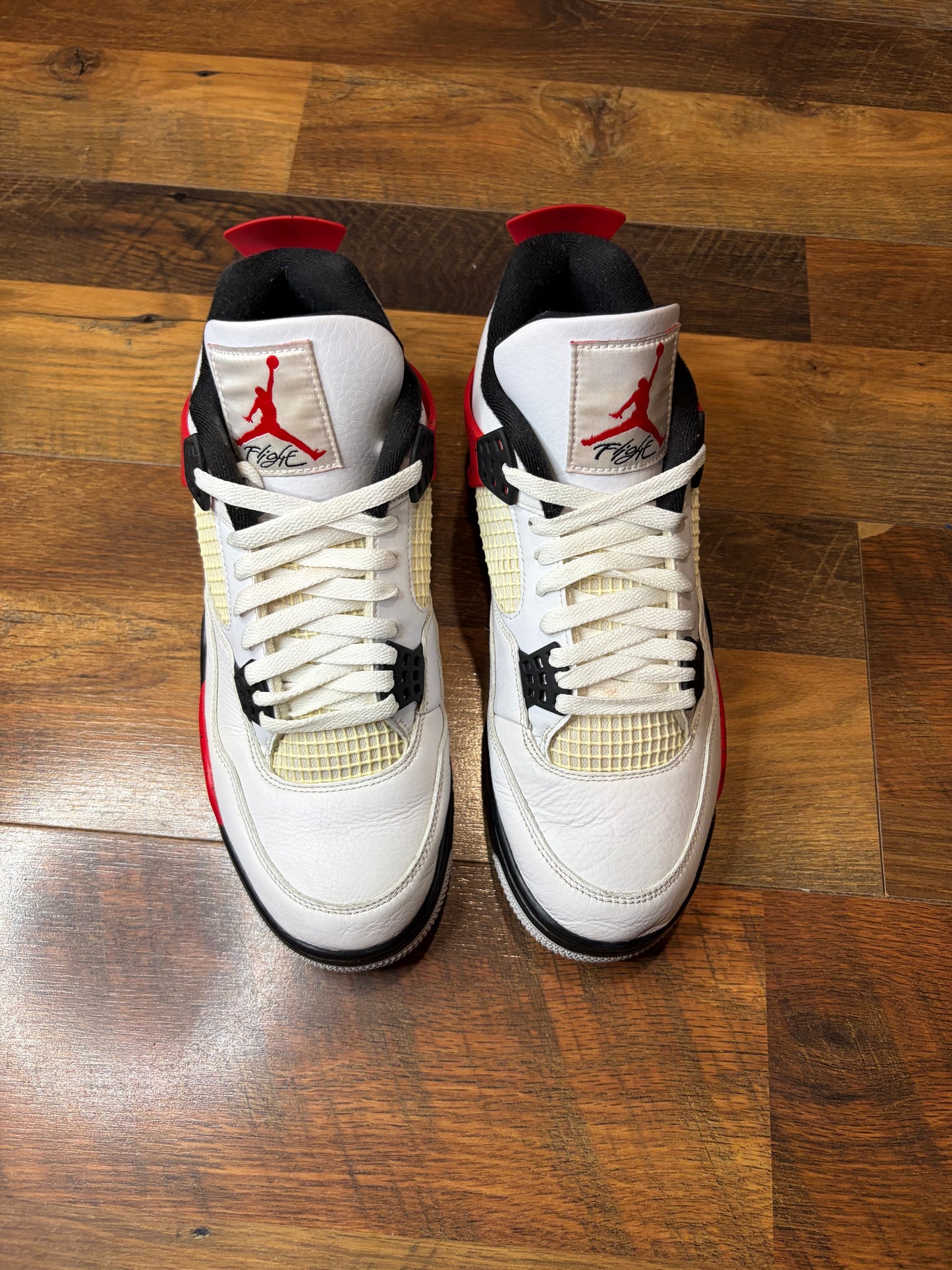 Jordan Retro 4 Red Cement (Size 10 Mens)