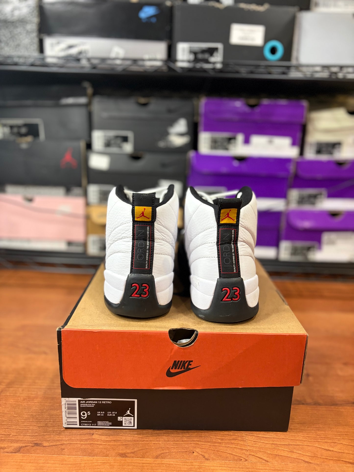 Jordan Retro 12 Taxi (Size 9.5 Mens)