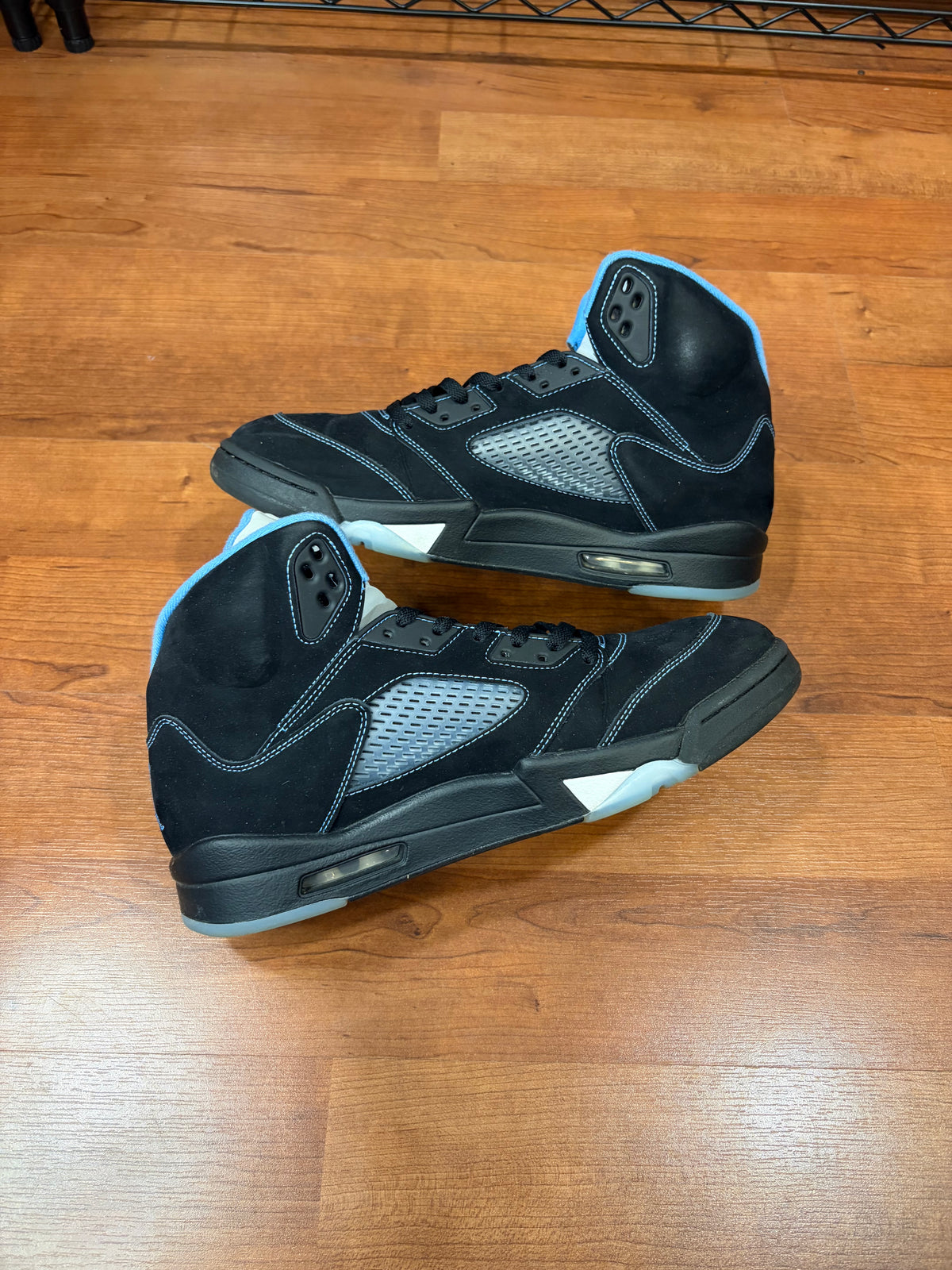 AJ5 Retro Black University Blue (Size 11 Mens)