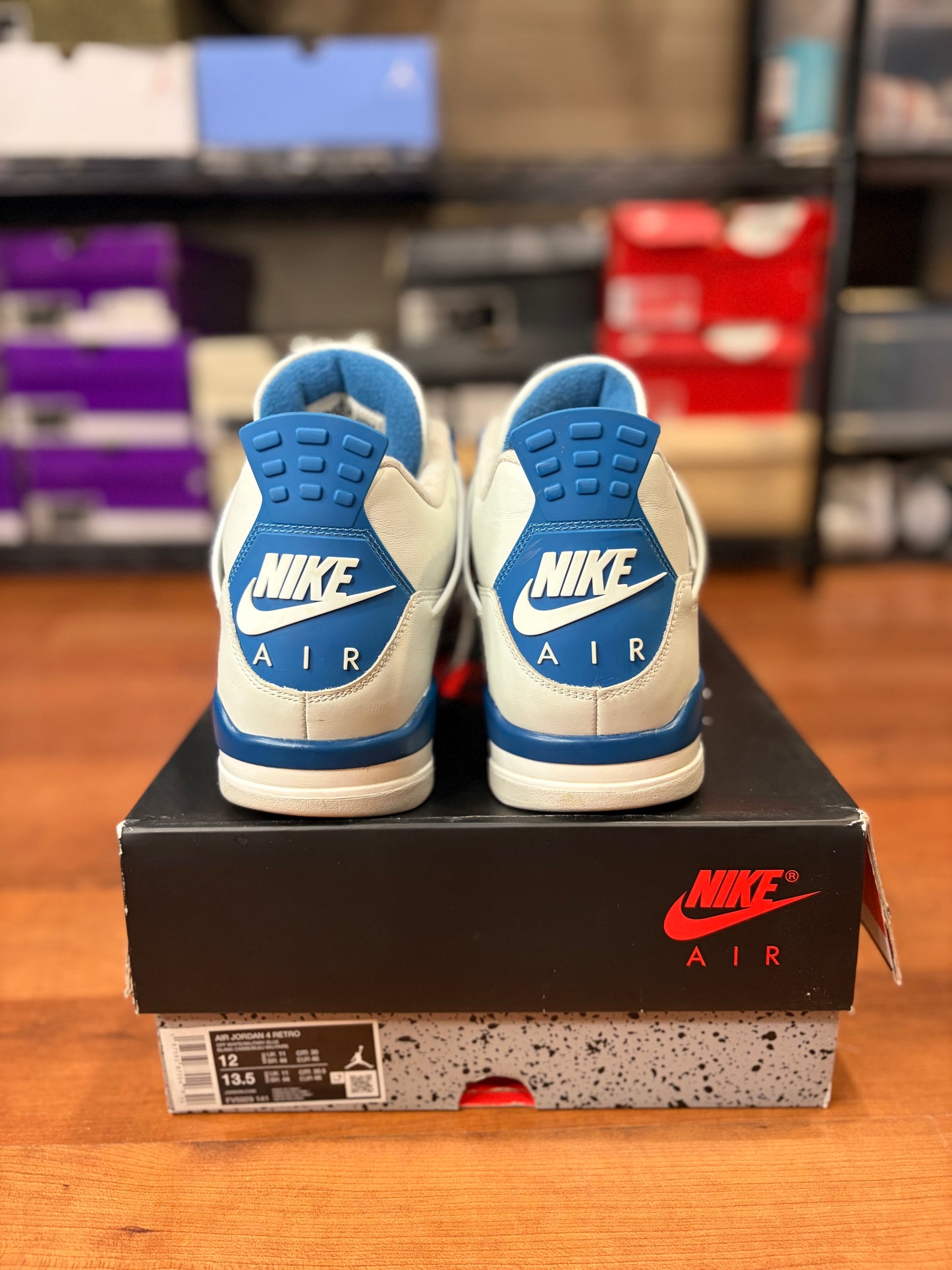 Jordan Retro 4 Military Blue (Size 12 Mens)