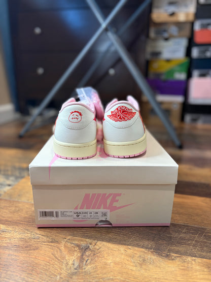 Jordan Retro 1 Low Travis Scott Tropical Pink (Brand New - 9.5M)
