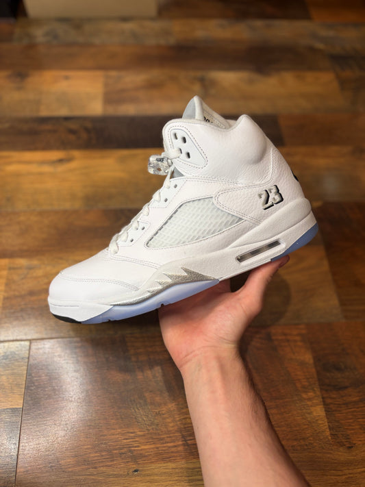 Jordan Retro 5 White Metallic (Brand New - Mens Sizes)