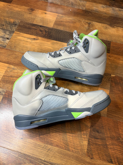 Jordan Retro 5 Green Bean (Brand New Damaged Box)