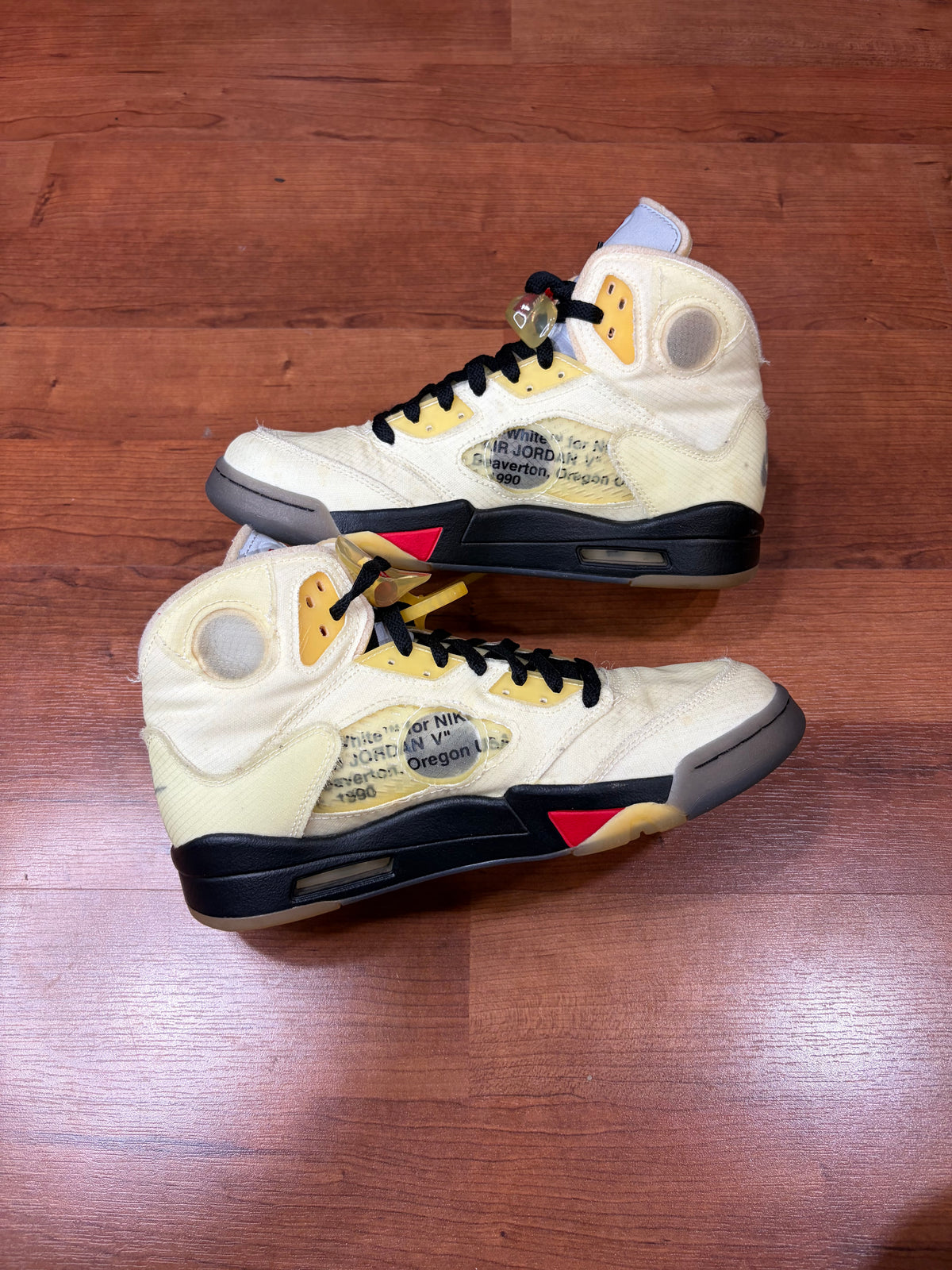 AJ5 Retro Off White Sail (Size 9 Mens)