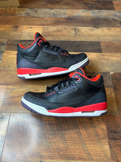 Jordan Retro 3 Crimson (Size 9.5 Mens)