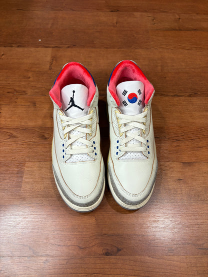 Jordan Retro 3 Seoul 2.0 (Size 10.5 Mens)