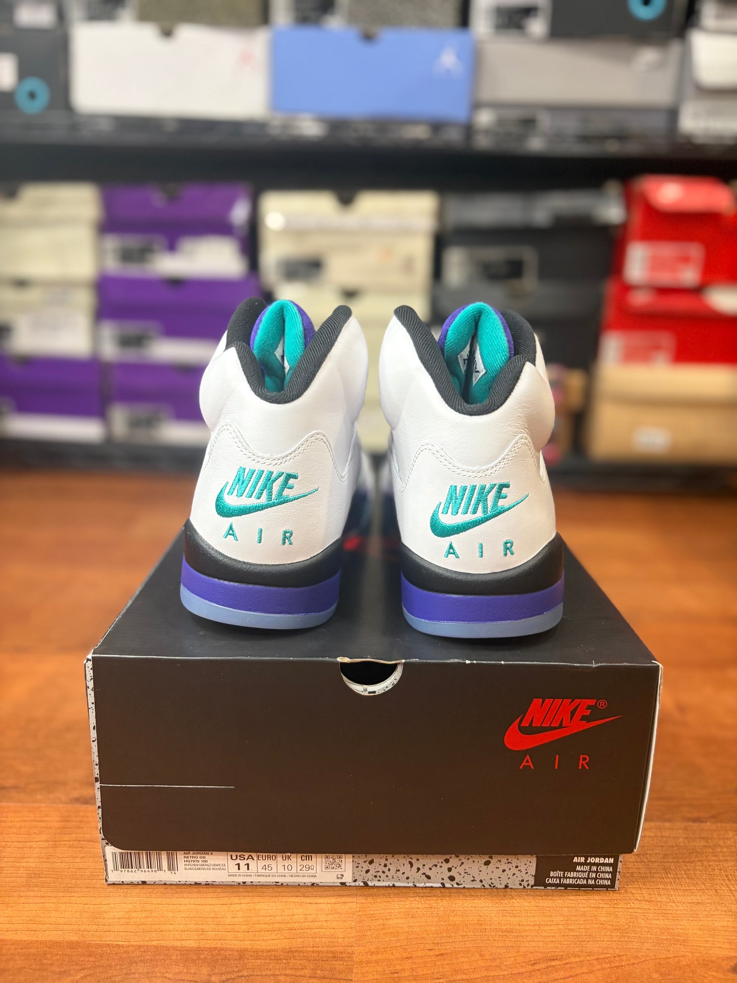 Jordan Retro 5 Grape (Brand New - 11M)
