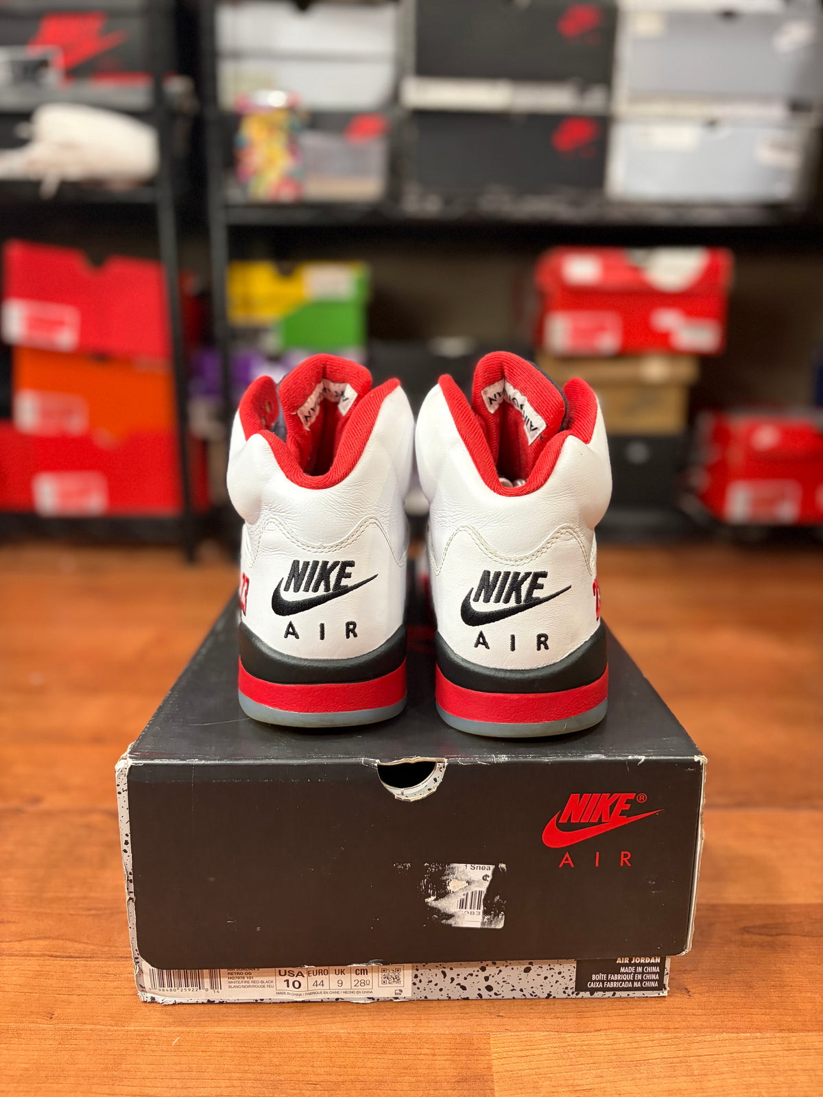 AJ5 Retro Fire Red (Size 10 Mens)