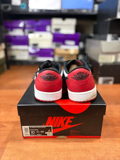 Jordan Retro 1 Low Black Toe (Size 10 Mens)