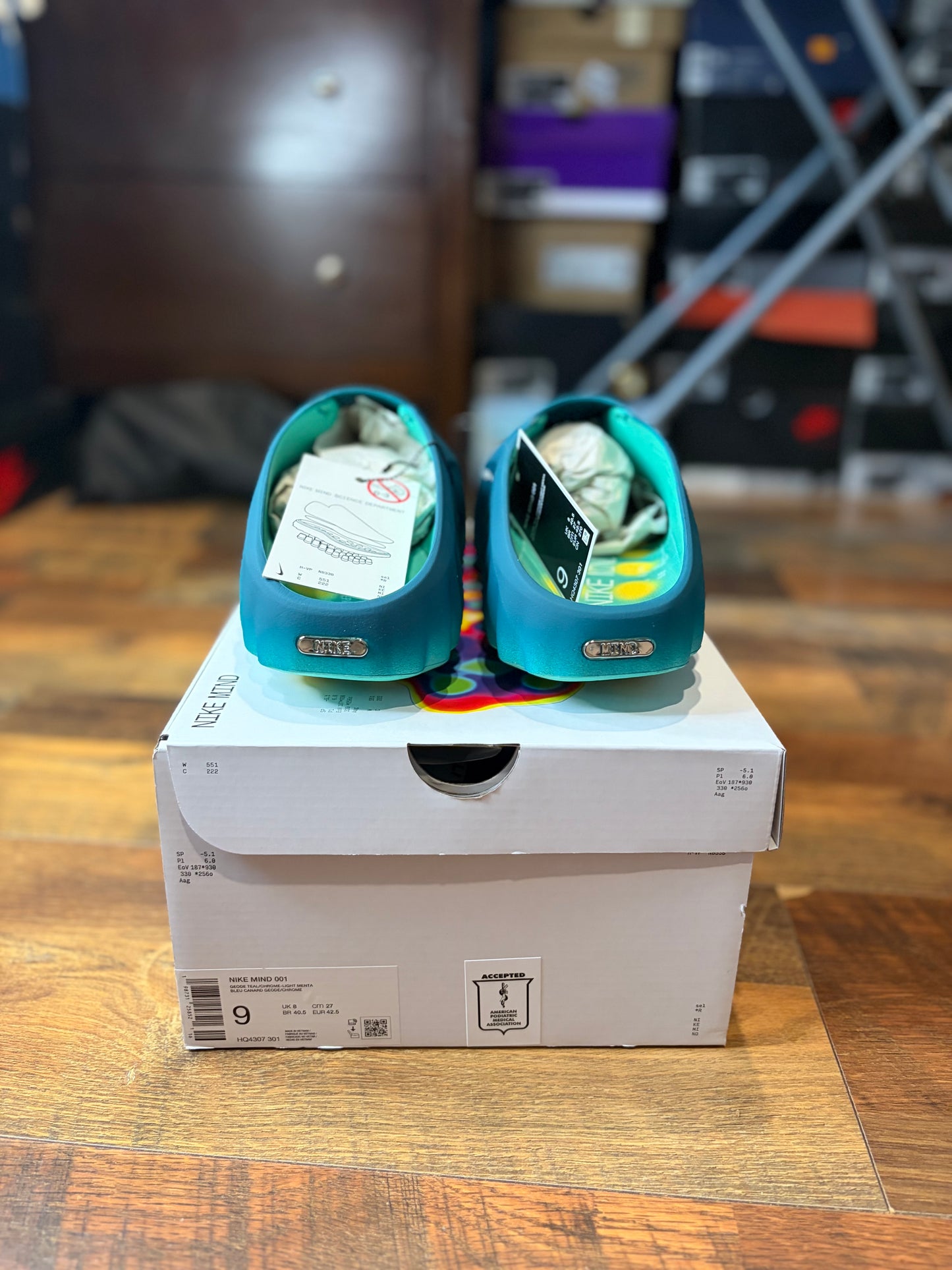Nike Mind 001 Slide Geode Teal (Brand New - 9M)