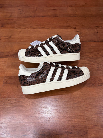 Adidas Superstar Brown Snakeskin (Brand New - 6.5Y/8W)