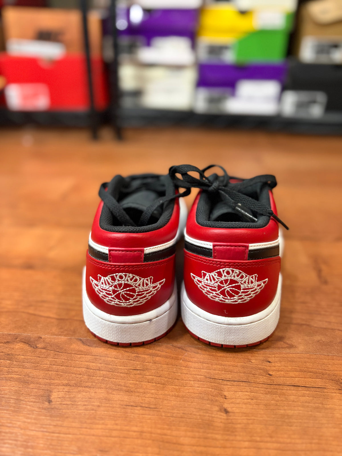 AJ1 Low Bred Toe (Size 9.5 Mens)