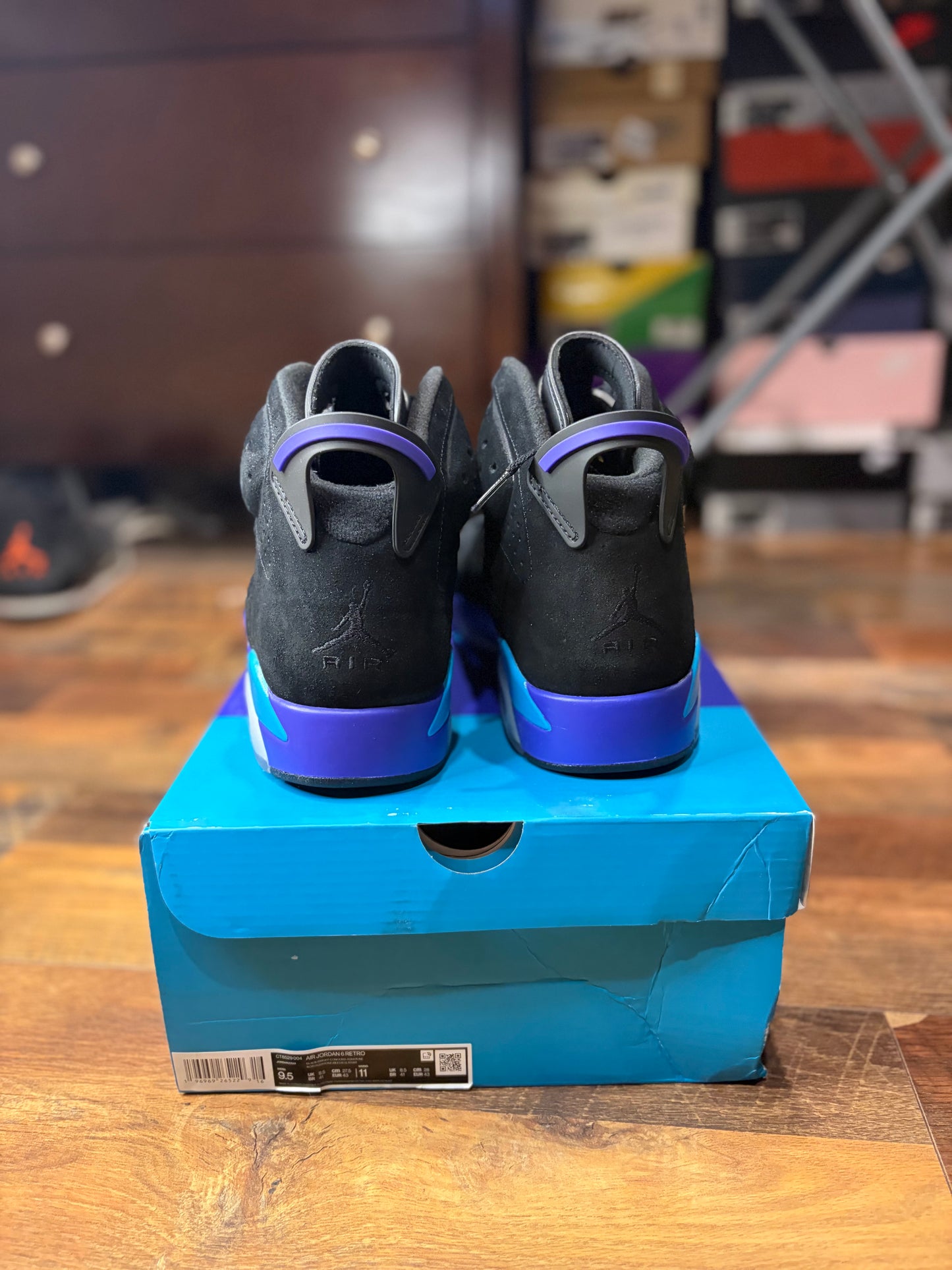 Jordan Retro 6 Aqua (Size 9.5 Mens)