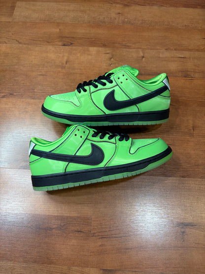 Nike Dunk Low SB Powerpuff Girl Buttercup (Brand New - 9M)