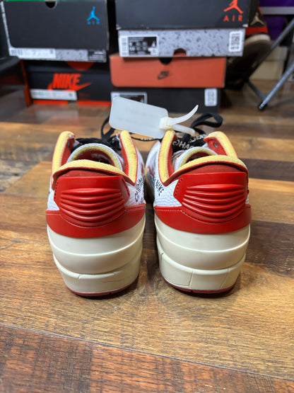 Jordan Retro 2 x Off White University Red (Size 8 Mens)
