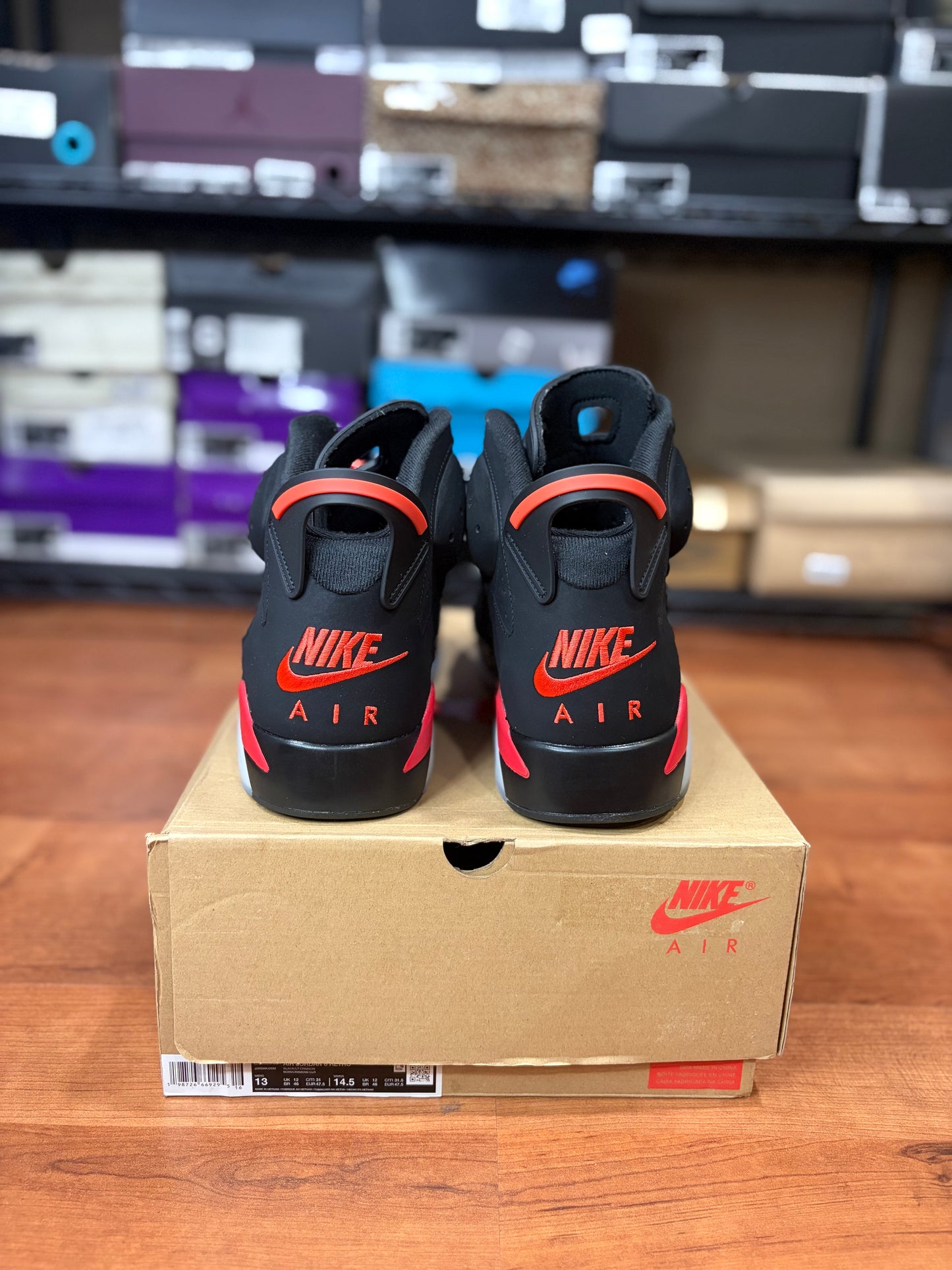 Jordan Retro 6 Infrared (Size 13 Mens)