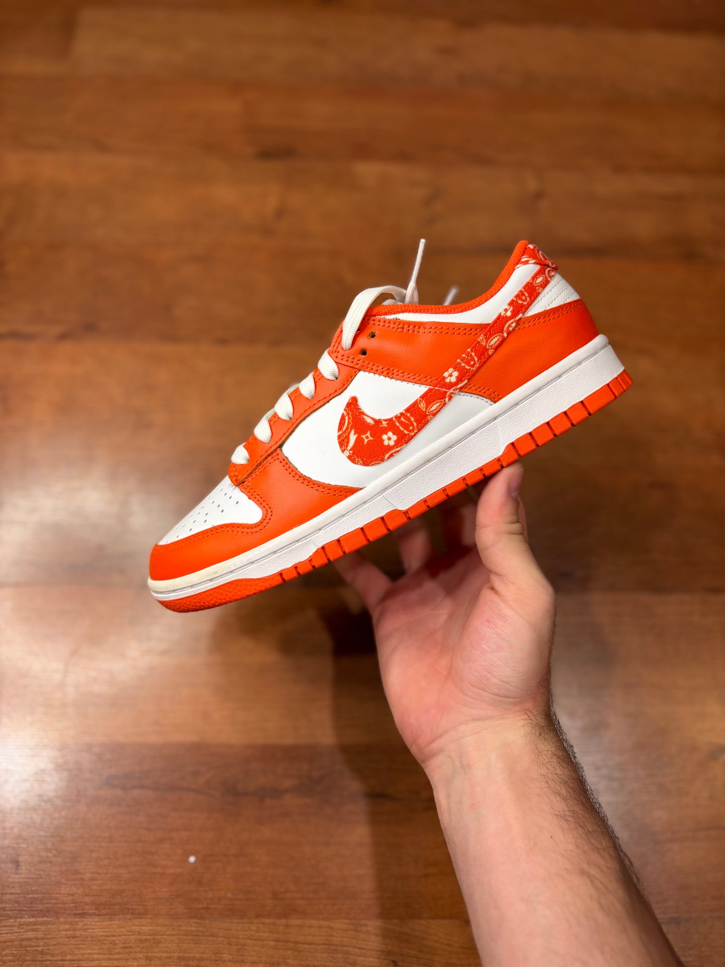 Nike Dunk Low Orange Paisley (Brand New - 8W/6.5Y)