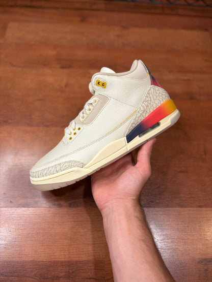 Jordan Retro 3 J Balvin Medelin Sunset (Brand New - 11M)
