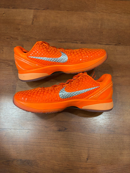 Kobe 6 Protro Total Orange (Size 13 Mens)
