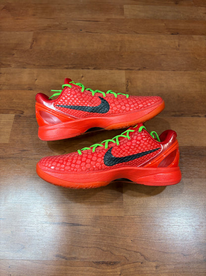 Kobe 6 Protro Reverse Grinch (Size 13 Mens)